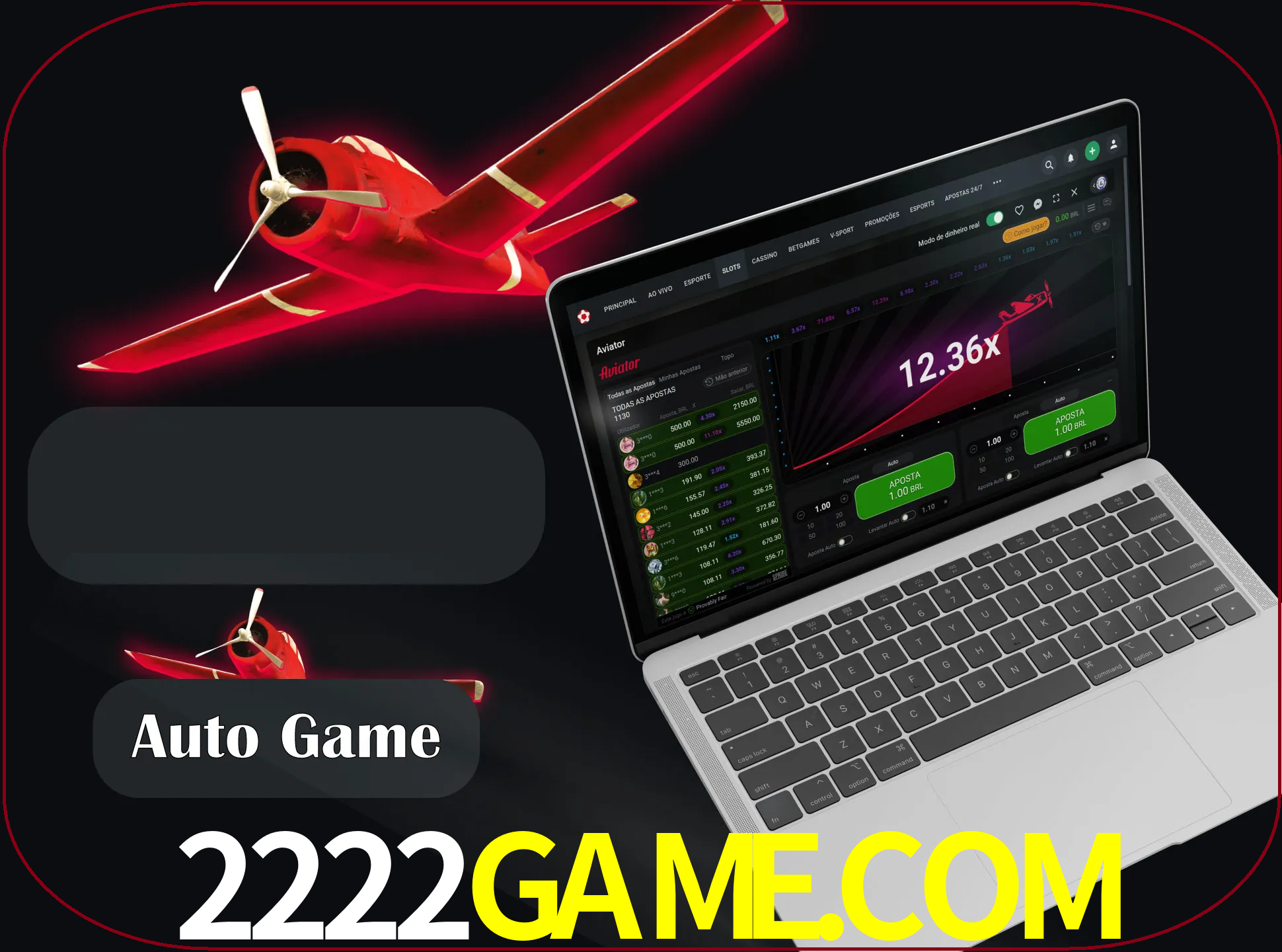 No modo automático, os jogos apostam e sacam seu dinheiro automaticamente.