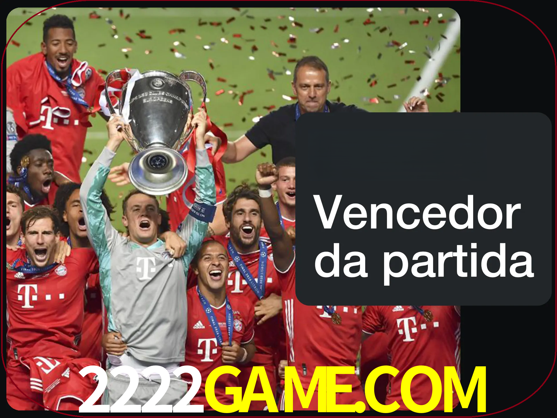 Aposte no vencedor e ganhe uma grande quantia de dinheiro.