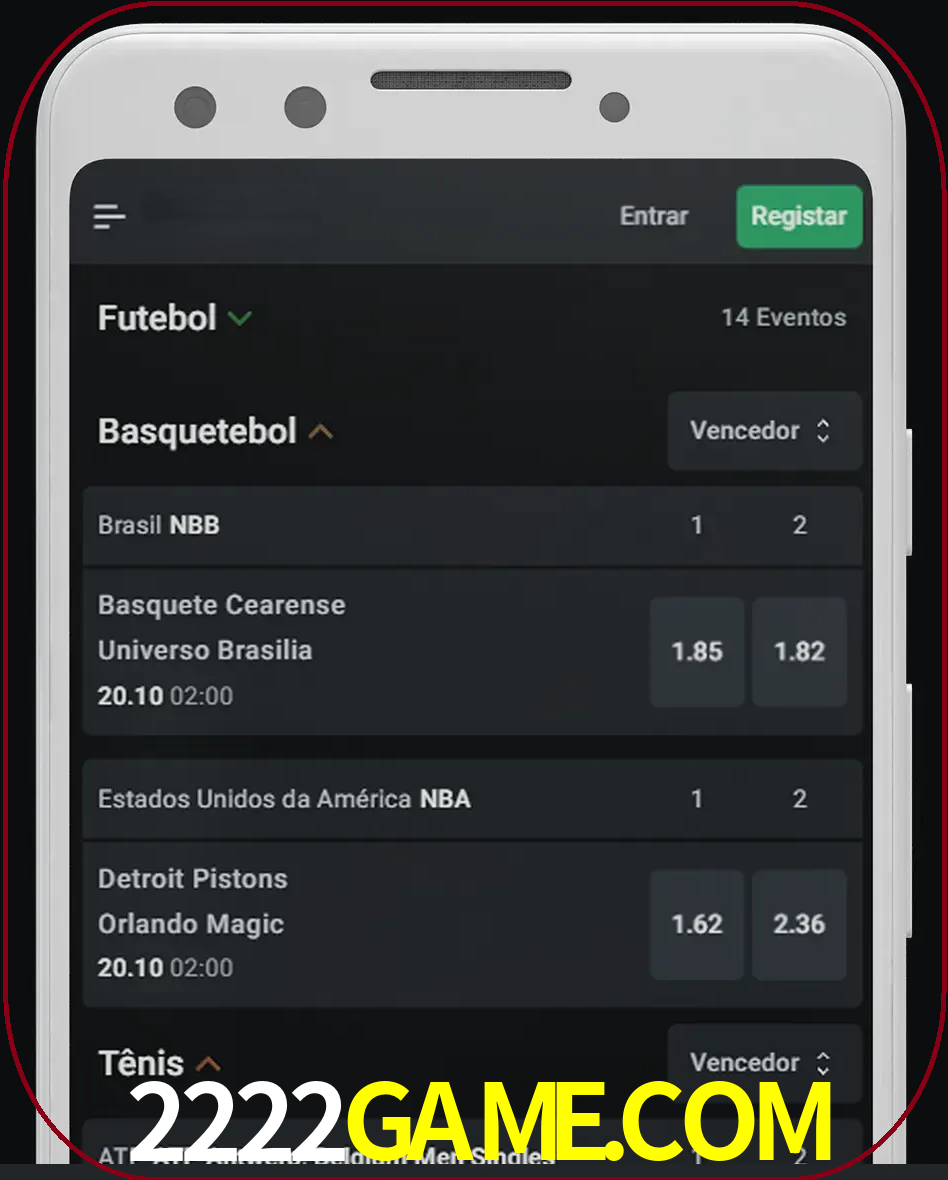 Aposte e assista aos esportes em formato ao vivo.