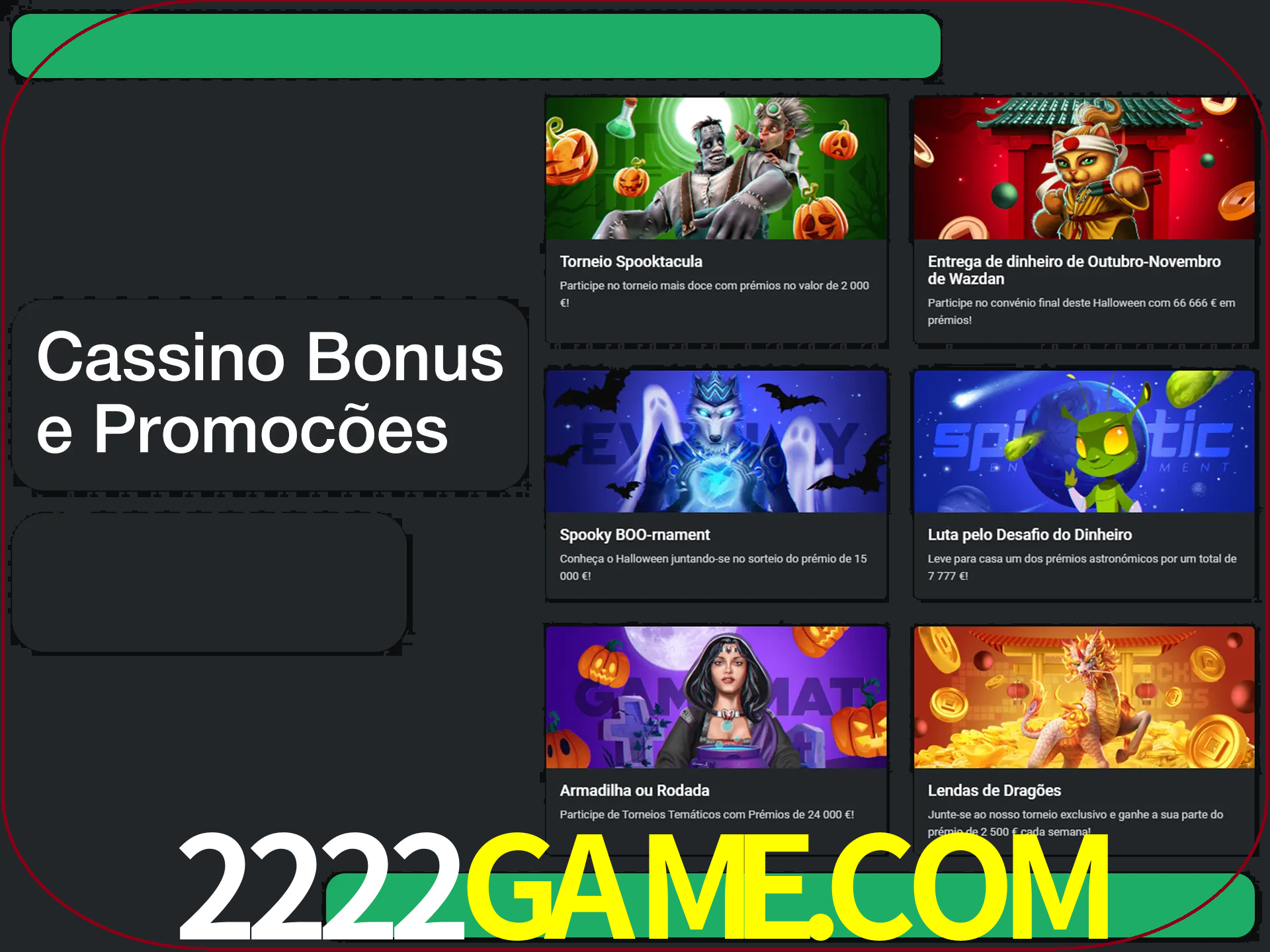 Verifique se há novos bônus de cassino para reivindicar.