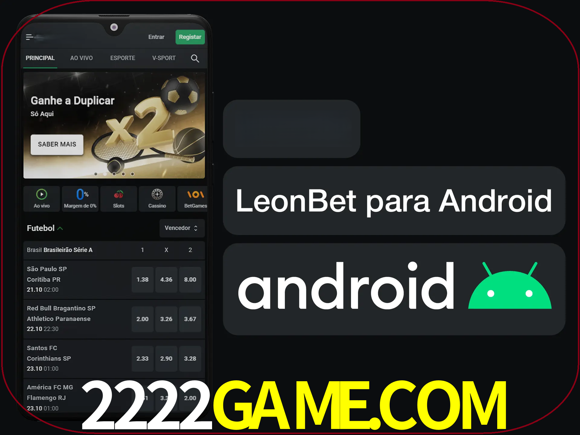 Adquira sua versão poket de LeonBet.
