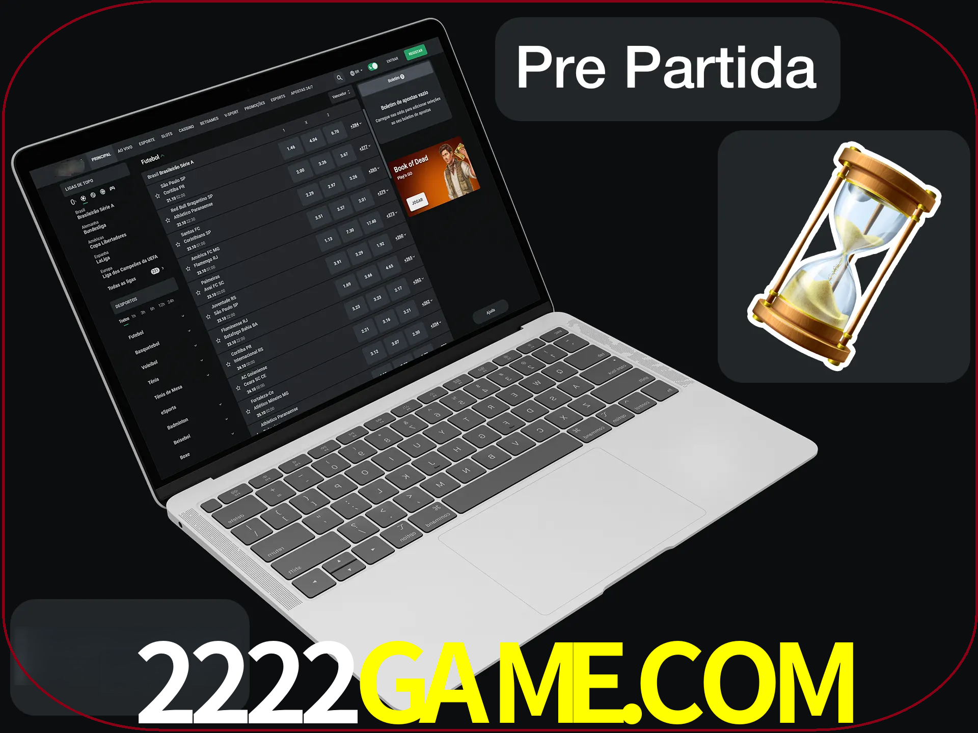 Fazer apostas em partidas futuras.