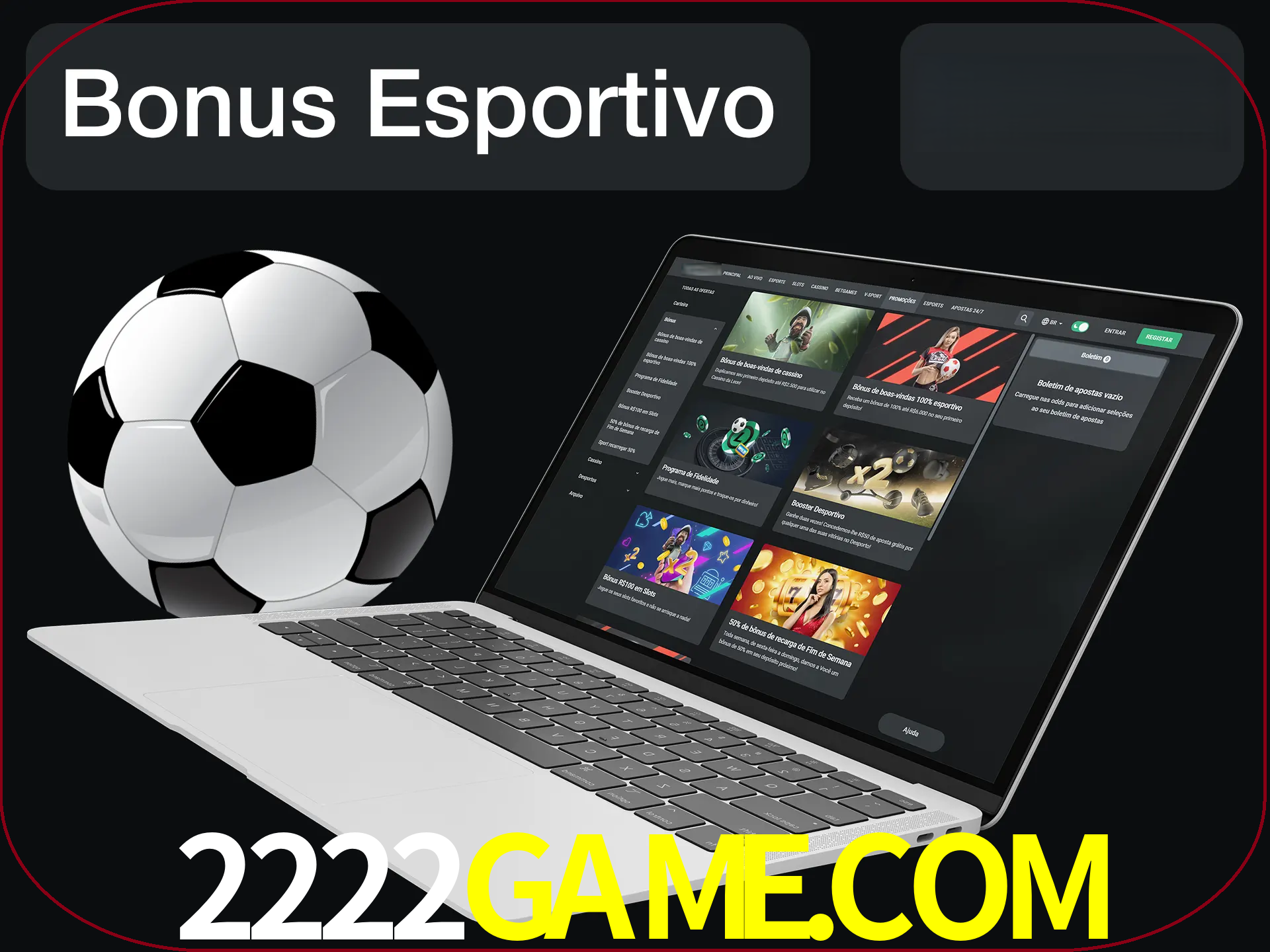 Antes de começar a apostar, use o bônus esportivo.